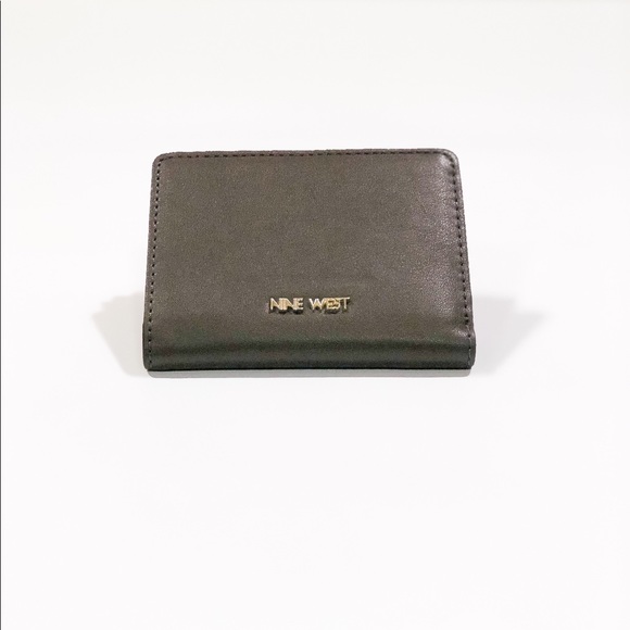 Nine West Small Slim Zip Brown Wallet - Picture 4 of 7